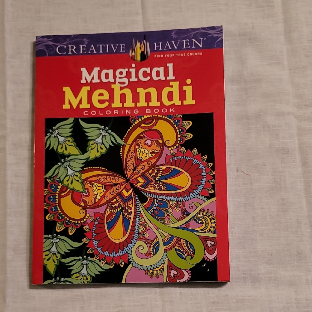 Magical Mehndi Coloring Book - Multicolor